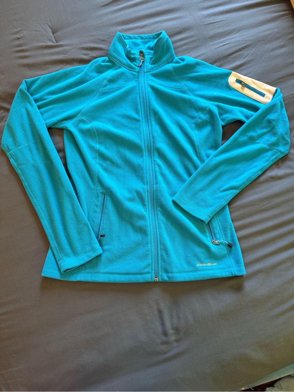 Eddie Bauer Teal Women's Fleece Jacket